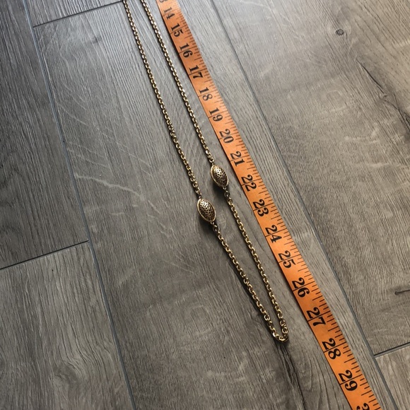 Extra long vintage Monet gold tone necklace - Picture 5 of 5